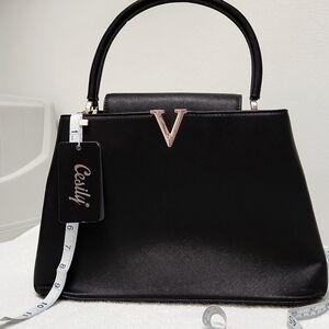 Cesily black ladies purse